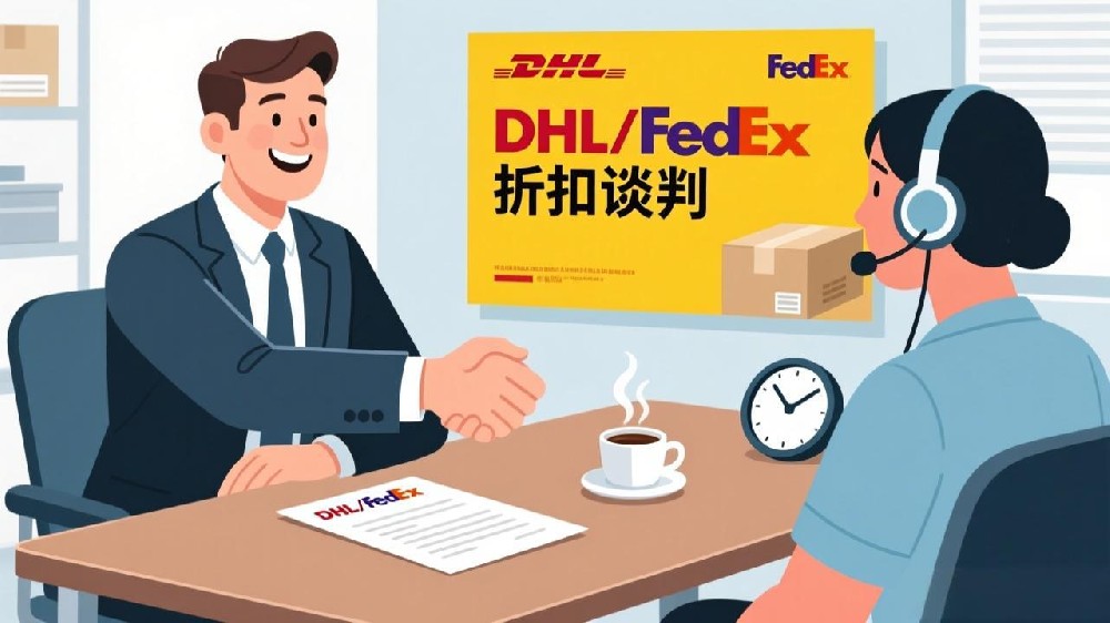 中小企业必看！DHL/FedEx独立站物流折扣谈判技巧与话术模板