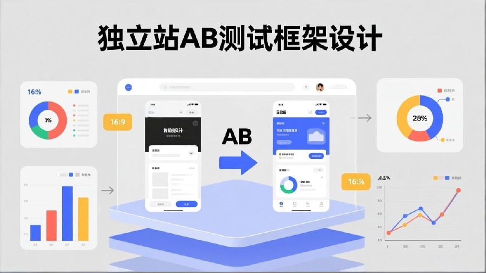 独立站AB测试框架设计：优化按钮颜色、文案与布局，有效提升CTR