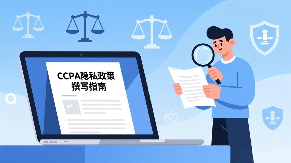 独立站CCPA合规指南：隐私政策关键条款与数据销售限制解析