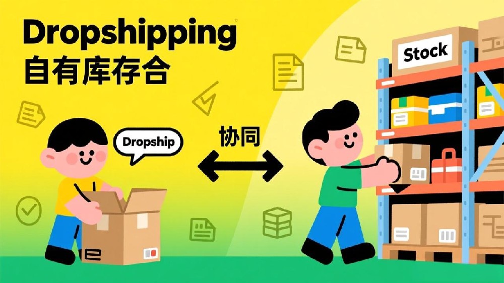 Dropshipping与自有库存结合:独立站供应链升级新策略