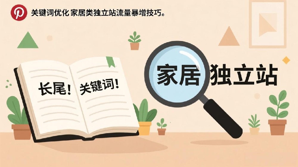 Pinterest长尾关键词实战:家居独立站低成本引流暴增指南