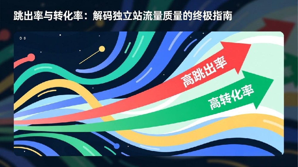 跳出率与转化率:解码独立站流量质量的终极指南