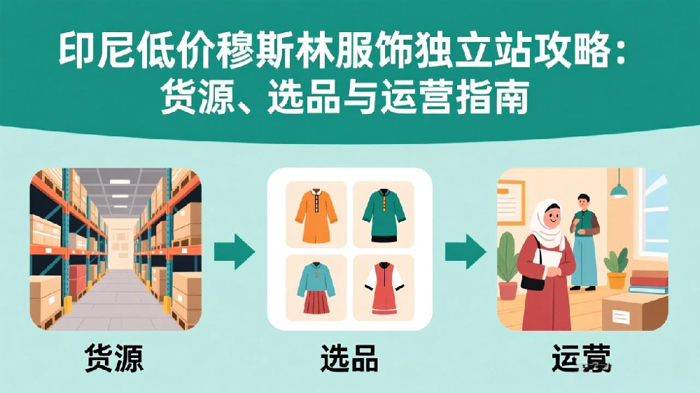 印尼低价穆斯林服饰独立站攻略:货源、选品与运营指南