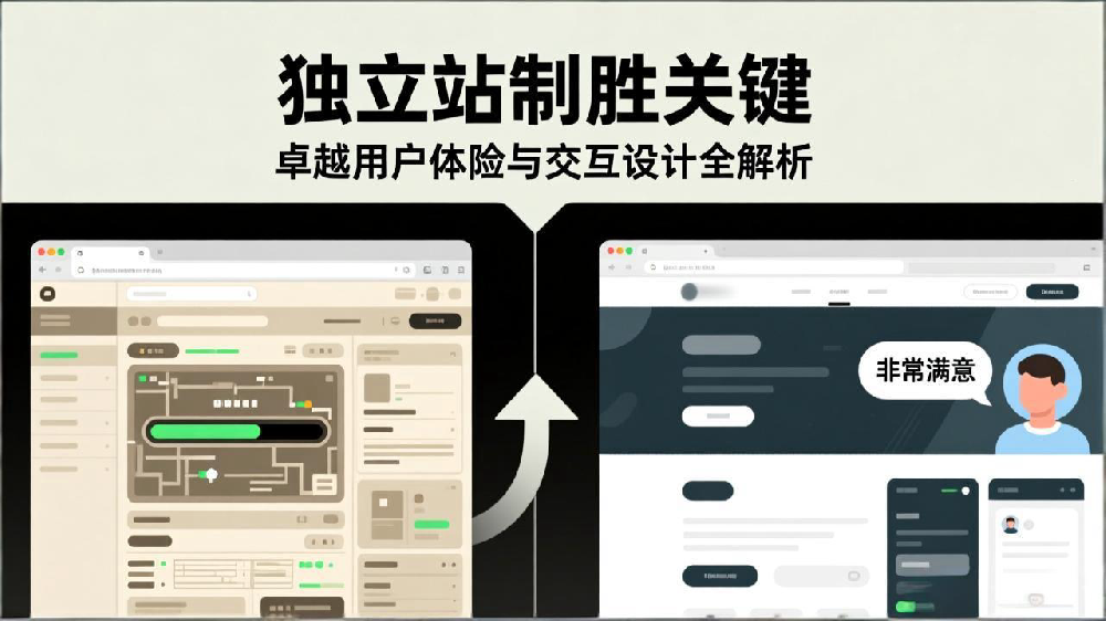 独立站制胜关键:卓越用户体验与交互设计全解析