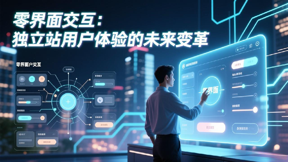 零界面交互（Zero UI）：独立站用户体验的未来变革