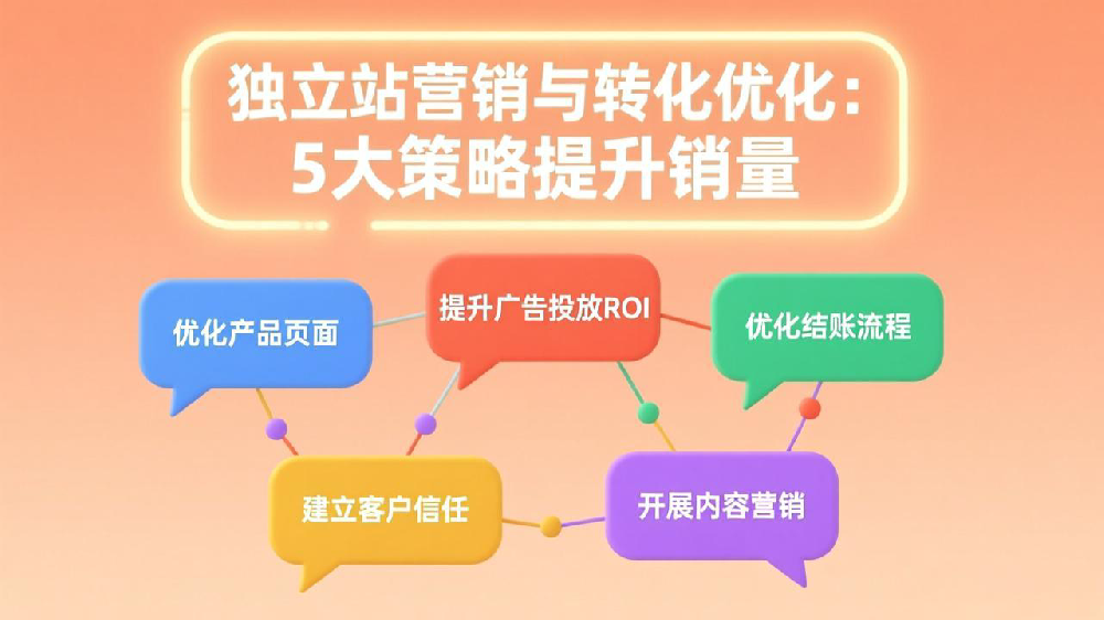 独立站营销与转化优化:5大策略提升销量