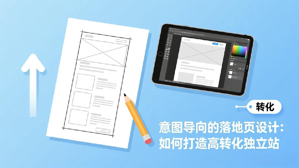 意图导向的落地页设计:如何打造高转化独立站