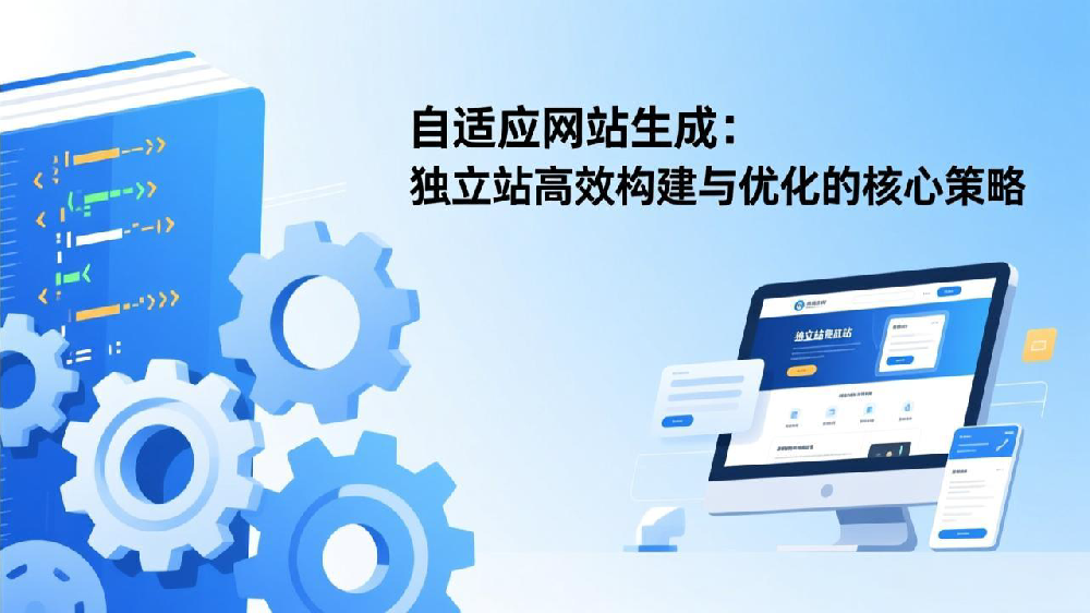 自适应网站生成:独立站高效构建与优化的核心策略
