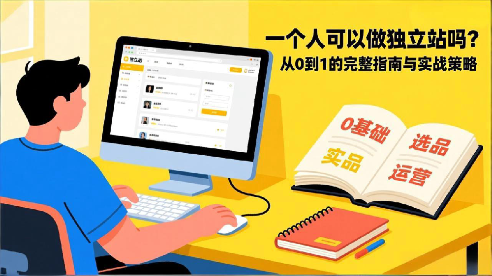 一个人可以做独立站吗?从0到1的完整指南与实战策略
