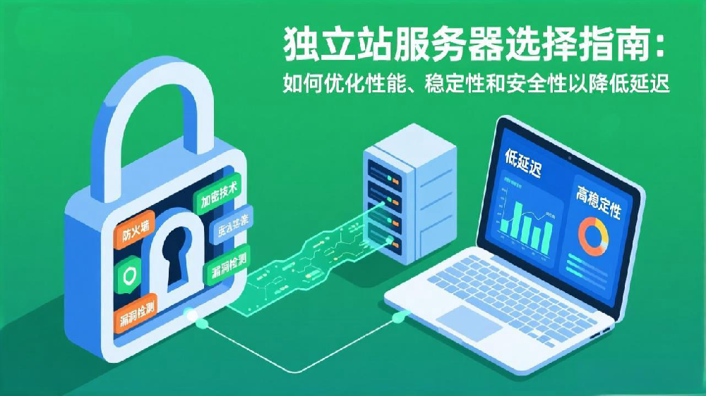 独立站服务器选择指南:如何优化性能、稳定性和安全性以降低延迟