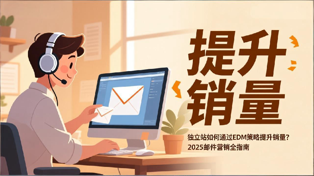 独立站如何通过EDM策略提升销量?2025邮件营销全指南