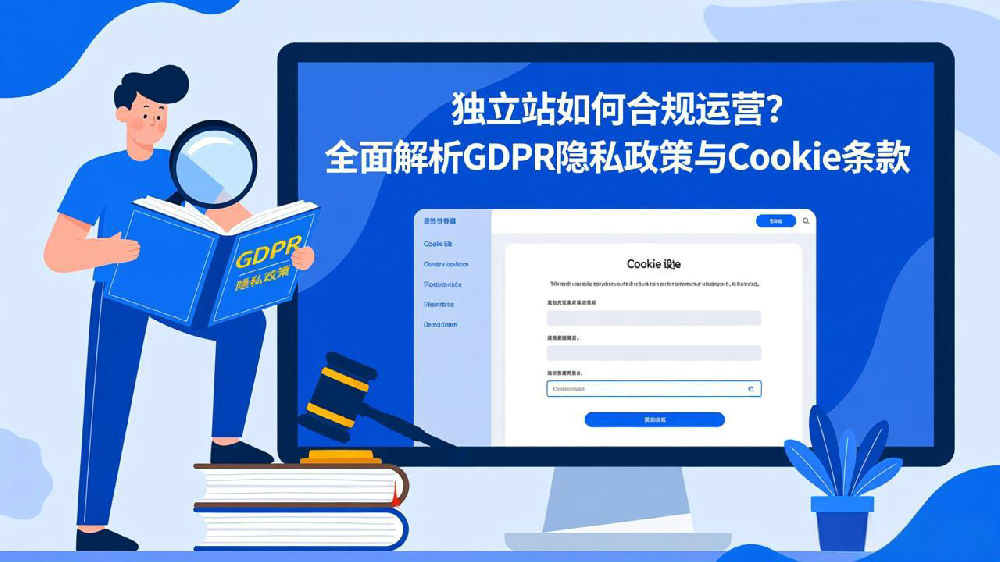 独立站如何合规运营?全面解析GDPR隐私政策与Cookie条款
