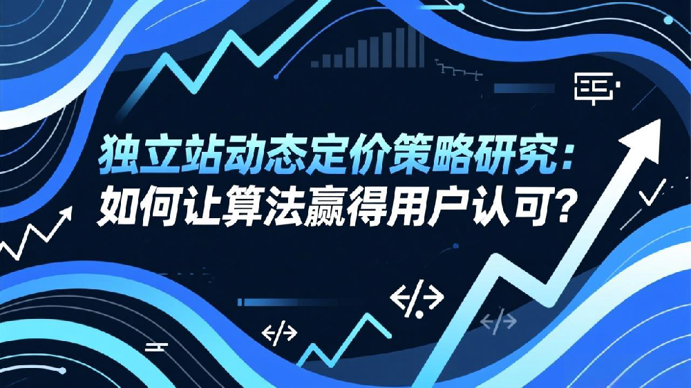 独立站动态定价策略研究:如何让算法赢得用户认可?