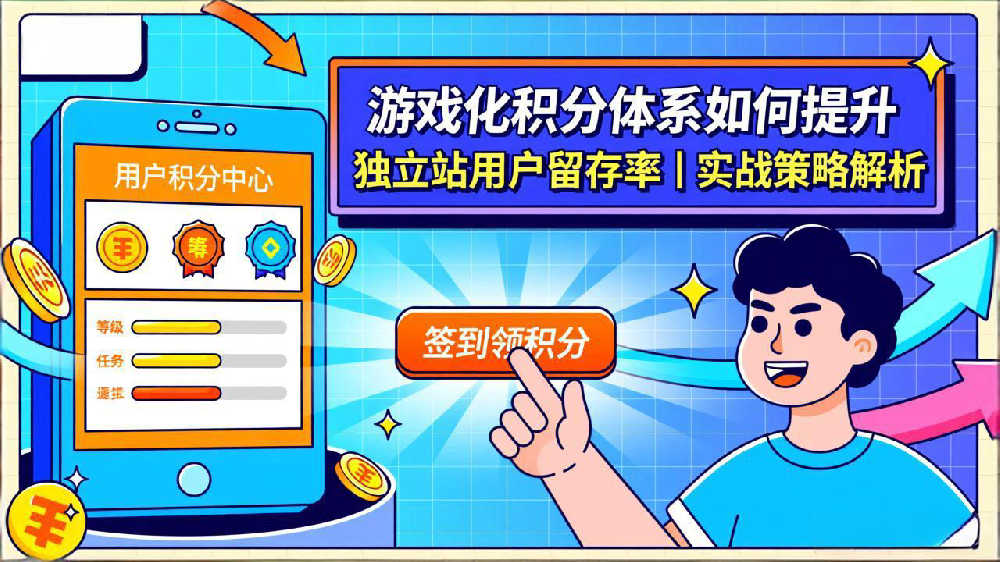 游戏化积分体系如何提升独立站用户留存率 | 实战策略解析