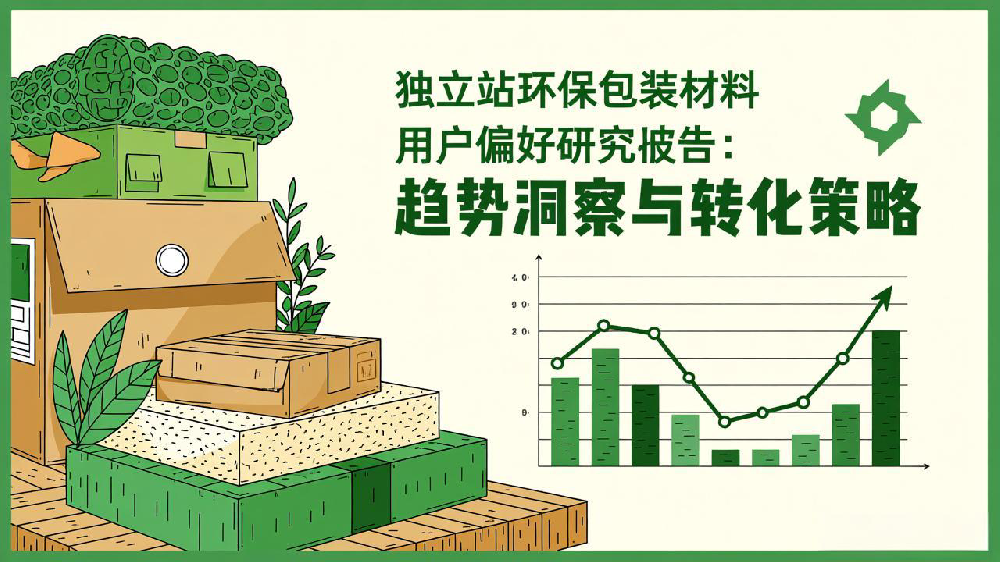 独立站环保包装材料用户偏好研究报告:趋势洞察与转化策略
