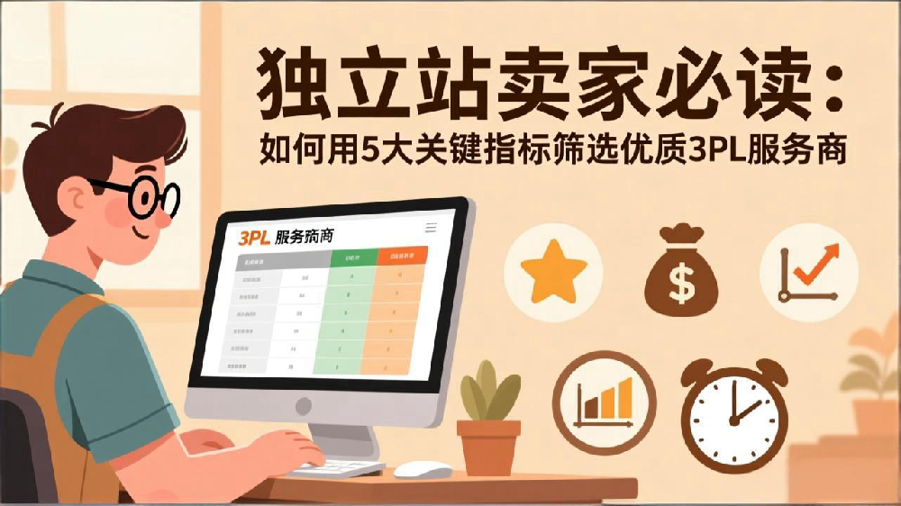 独立站卖家必读:如何用5大关键指标筛选优质3PL服务商?