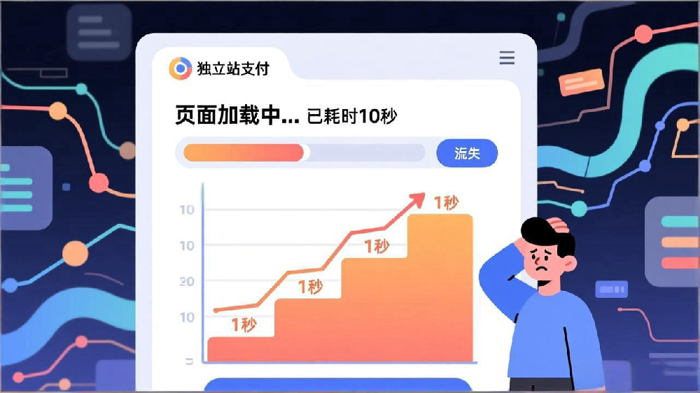 独立站支付页面加载速度的临界值研究:每慢1秒,流失率飙升几何?