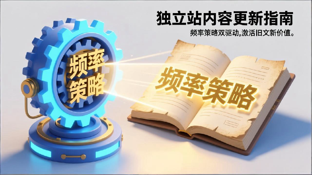 独立站内容更新指南:频率策略双驱动,激活旧文新价值