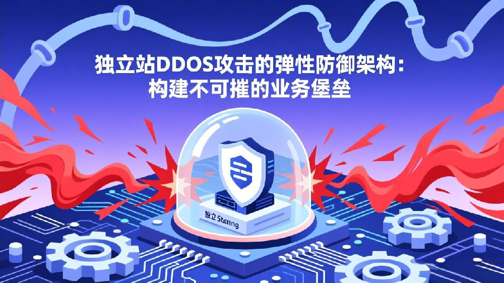 独立站DDoS攻击的弹性防御架构:构建不可摧的业务堡垒