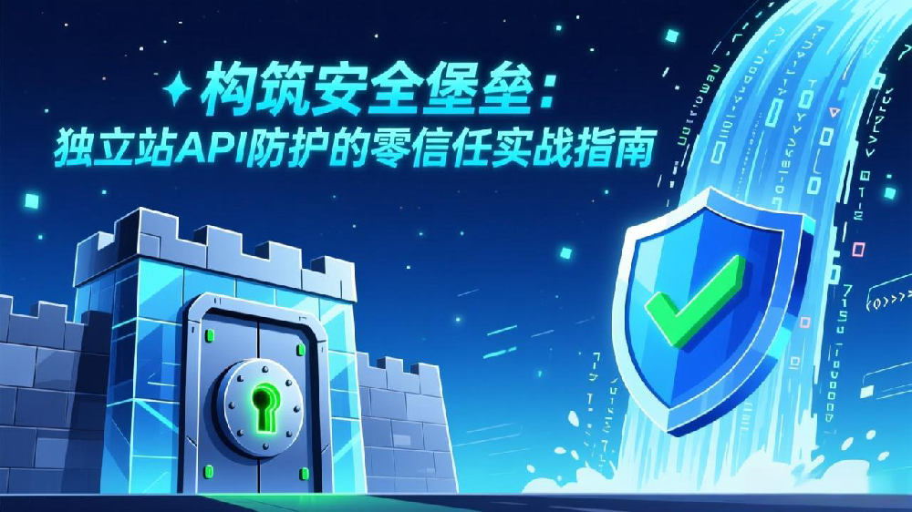 构筑安全堡垒:独立站API防护的零信任实战指南