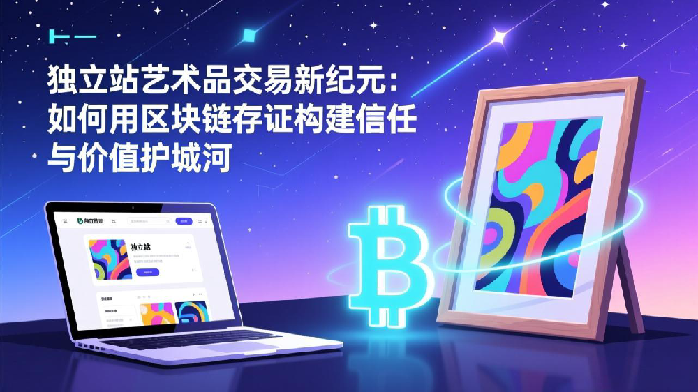 独立站艺术品交易新纪元:如何用区块链存证构建信任与价值护城河
