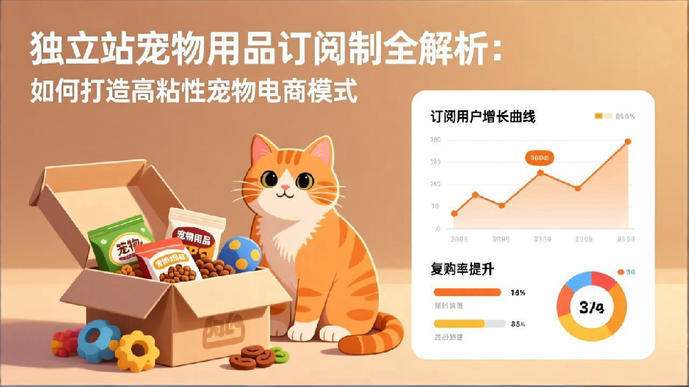 独立站宠物用品订阅制全解析:如何打造高粘性宠物电商模式