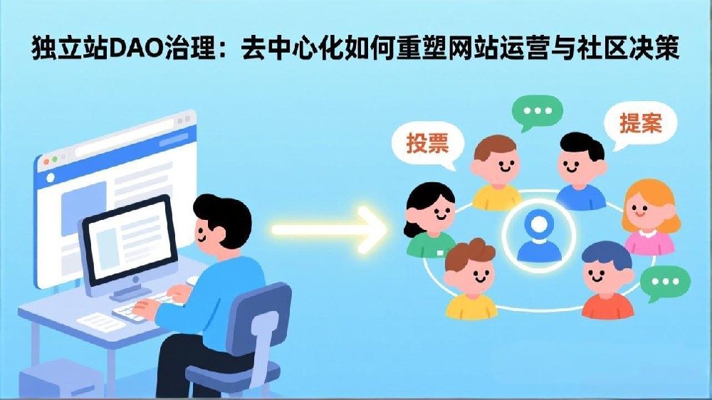 独立站DAO治理:去中心化如何重塑网站运营与社区决策