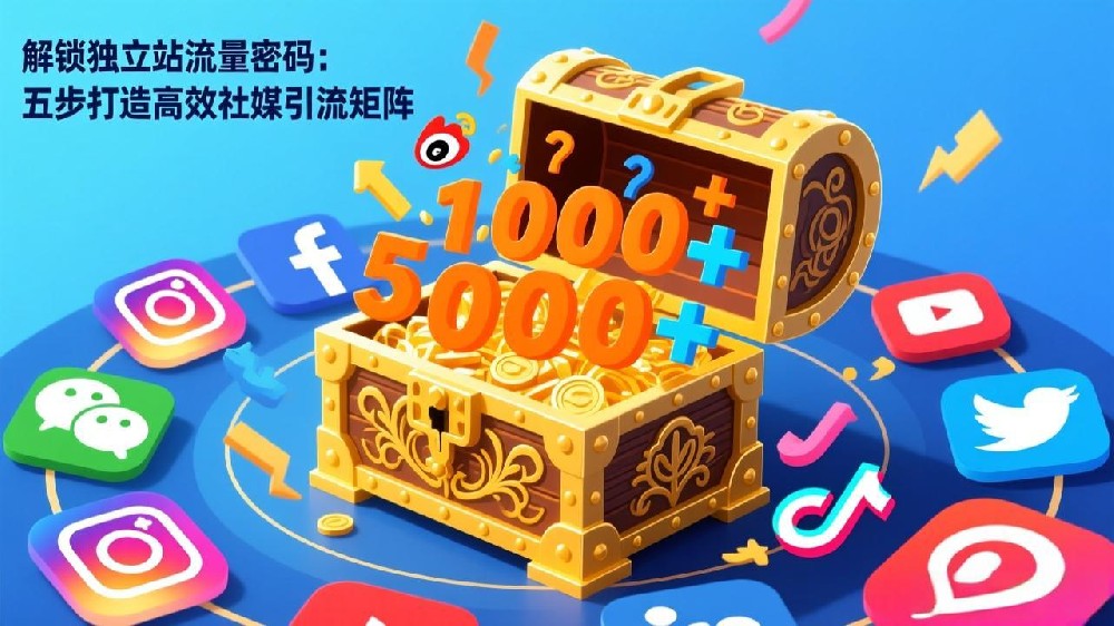 解锁独立站流量密码：五步打造高效社媒引流矩阵