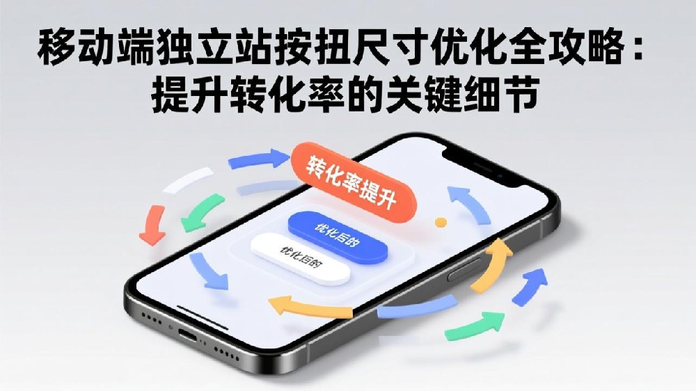 移动端独立站按钮尺寸优化全攻略：提升转化率的关键细节