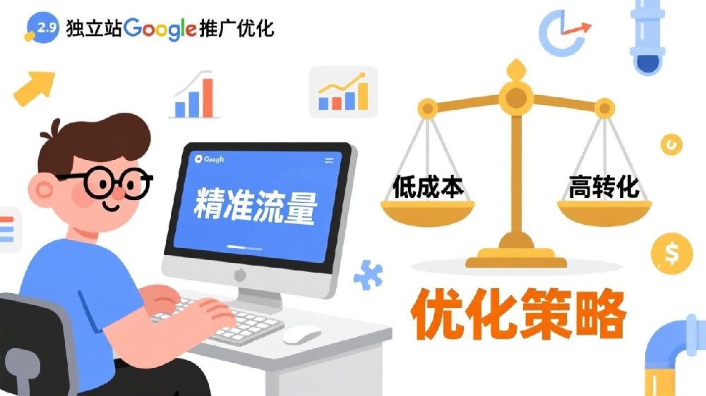 独立站谷歌推广优化全攻略：低成本获取精准流量