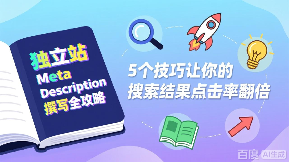 独立站Meta Description撰写全攻略：5个技巧让你的搜索结果点击率翻倍