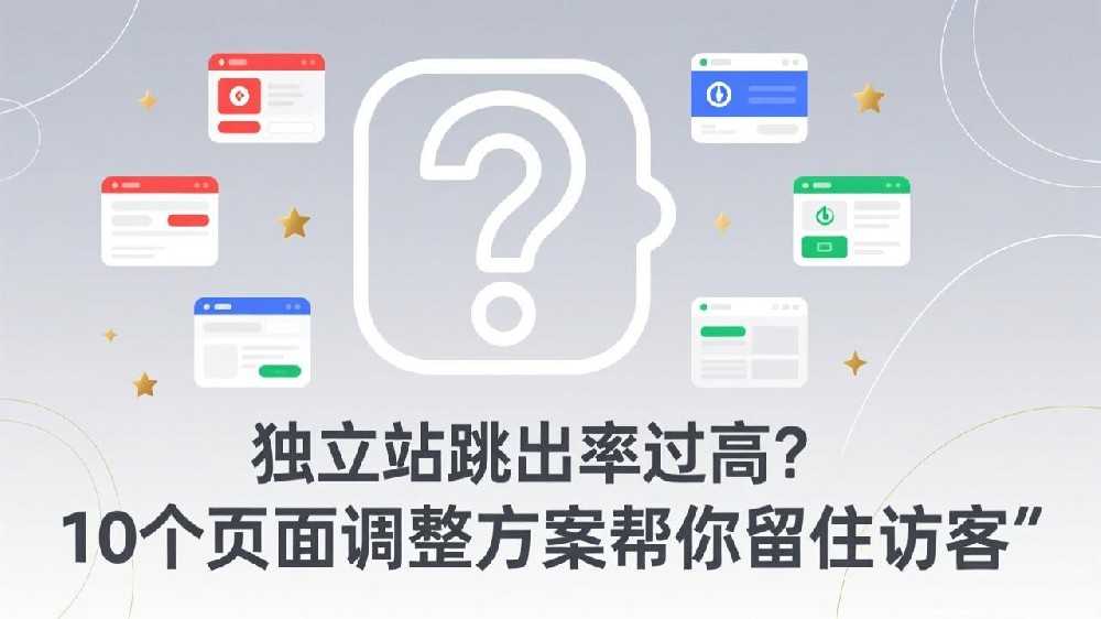 独立站跳出率过高？10个页面调整方案帮你留住访客