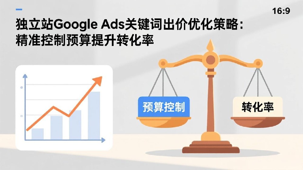 独立站Google Ads关键词出价优化策略：精准控制预算提升转化率
