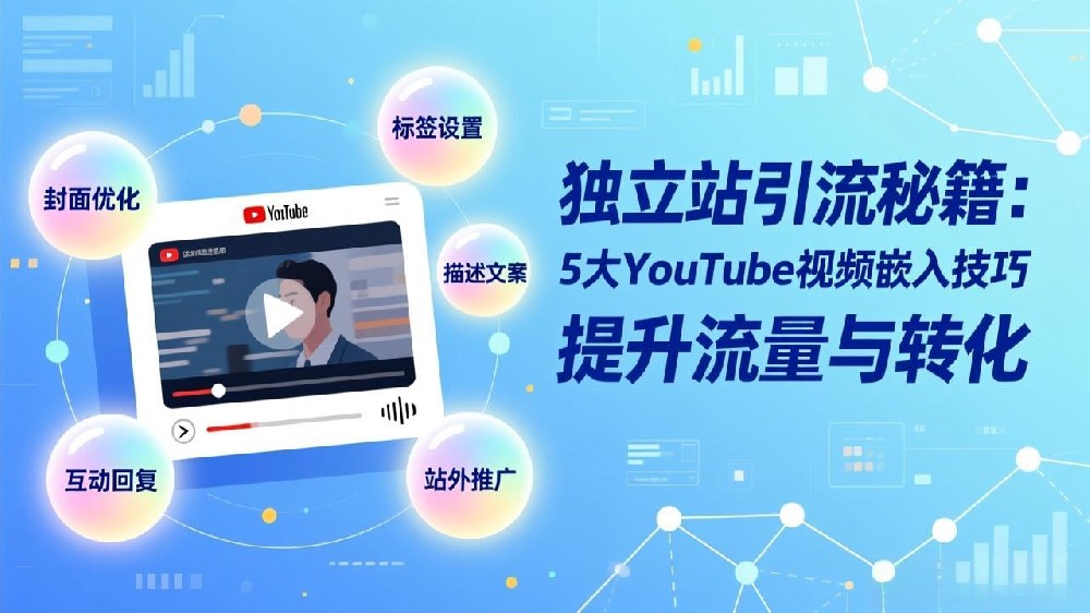 独立站引流秘籍：5大YouTube视频嵌入技巧提升流量与转化